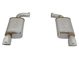 AFE aFe MACHForce XP 2.5in 409 Stainless Axle Back Exhaust w/Stainless Tips 15-17 Ford Mustang I4-2.3L 49-43085-P