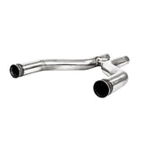 MBRP 11-14 Ford Mustang GT 5.0L 3in H-Pipe T409 Exhaust System *Use w/ Factory Cats* | S7263409