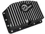 AFE AFE Pro Series Engine Oil Pan Black w/Machined Fins; 11-16 Ford Powerstroke V8-6.7L (td) 46-70322