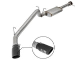 AFE aFe Mach Force-XP Exhaust 3in CB SS 15-17 GM Colorado/Canyon 2.5L/3.6L Side Exit w/ Black Tip 49-44058-B