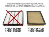 AFE aFe MagnumFLOW OER Air Filter PRO DRY S 14 Toyota Tundra V8 5.7L 31-10247
