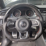 Aftermarket Carbon Fiber Steering Wheel - VW / Mk7 GTI / Golf R / SportWagen / Jetta