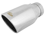 AFE aFe Diesel Exhaust Tip Bolt On Polished 4in Inlet x 6in Outlet x 12in Length 49T40604-P12