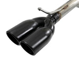 aFe MACH Force-Xp 2-1/2in 304 SS Cat-Back Exhaust 15-21 Dodge Challenger V6-3.6L - Quad Black Tip | 49-32067-B