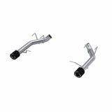 MBRP 11-14 Ford Mustang GT 5.0L T304 SS 3in Dual Axle-Back with Carbon Fiber Tips (Race Version) | S72033CF