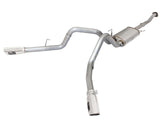 AFE aFe MACHForce XP Exhaust 3in SS Dual Side Exit CB w/ Polish Tips 15 Ford F150 Ecoboost V6-2.7L/3.5L 49-43070-P