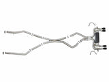 AFE aFe MACH Force-Xp 3.5in. 304 SS C/B Exhaust System 15-18 BMW X5 M (F85) V8-4.4L (tt) - Black Tip 49-36341-B