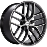 BBS CC-R Wheels Graphite w/ Diamond Cut Face | 20x8 5x112 +27 | CC0101GRPK