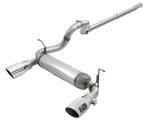 AFE aFe Rebel Series 2.5in 409 SS Cat-Back Exhaust w/ Polished Tips 18-19 Jeep Wrangler (JL) V6 3.6L 49-48076-P