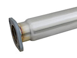 AFE aFe Takeda 3in. to 2.5in. 304 SS C/B Exhaust 08-15 Mitsubishi EVO I4-2.0L (t) - Blue Flamed Tips 49-36701-L