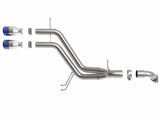 AFE aFe Takeda 13-17 Hyundai Veloster L4-1.6L 2-1/2in 304 SS Axle-Back Exhaust w/ Blue Flame Tips 49-37019-L