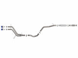 aFe Takeda 2-1/2in to 3in SS-304 Cat-Back Exhaust w/ Blue Flame Tips 13-17 Hyundai Veloster L4-1.6L | 49-37018-L