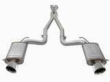 AFE aFe Mach Force-Xp 3in CB Stainless Steel Dual Exhaust System w/Polished Tips 09-15 Cadillac CTS-V 49-34063-P