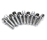 UroTuning Kits Chrome Bolt Kit - Cone Seat 12x1.5 - 45mm (Set of 8) Bolt-Kit-12x1-5-Cone-45mm-x8