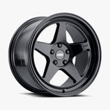 ESR Wheels 18x8.5 / 5x100 et30 / cb72.6 ESR Wheels CR5 18" 5x100 Gloss Black w/ Gloss Black 88550030-CR5GBLK