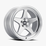 ESR Wheels 18x8.5 / 5x100 et30 / cb72.6 ESR Wheels CR5 18" 5x100 Hyper Silver w/ Machined Lip 88550030-CR5HS-ML