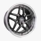 ESR Wheels 18x8.5 / 5x120 et30 / cb ESR Wheels CS15 18" 5x120 Gloss Graphite w/ Machined Lip 88552030-CS15GR-ML