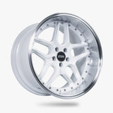 ESR Wheels 19x8.5 / 5x112 et30 / cb ESR Wheels CS15 19" 5x112 Gloss White w/ Machined Lip 98551430-CS15WHT-ML-5X112