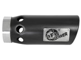 AFE aFe Power Intercooled Tip Stainless Steel - Black 4in In x 5in Out x 12in L Bolt-On 49T40501-B121
