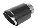 AFE aFe MACH Force-Xp 409 SS Clamp-On Exhaust Tip 2.5in. Inlet / 4in. Outlet / 7in. L - Carbon 49T25404-C07