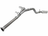 aFe LARGE BORE HD 4in 409-SS DPF-Back Exhaust w/Polished Tip 11-14 Ford Diesel Trucks V8-6.7L (td) | 49-43065-P