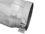 AFE aFe Diesel Exhaust Tip Bolt On Polished 5in Inlet x 6in Outlet x 12in Long 49T50601-P12