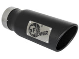 AFE aFe Gemini XV 3in 304 SS Cat-Back Exhaust 2021 Ford F-150 V6 2.7L/3.5L (tt)/V8 5.0L w/ CO Black Tips 49-33129-B