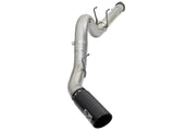 AFE aFe ATLAS 5in DPF-Back Alum Steel Exhaust System w/Black Tip 2017 Ford Diesel Trucks V8-6.7L (td) 49-03090-B