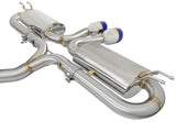 AFE aFe Takeda 3in 304 SS Cat-Back Exhaust System w/ Blue Tips 2017 Honda Civic Si I4 1.5L (t) 49-36618-L