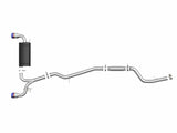AFE aFe POWER Takeda 2020 Toyota Supra L6-3.0L (t) 3in-2.5in 304 SS CB Exhaust Blue Flame Tips 49-36043-L