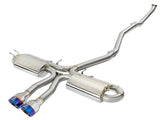 AFE aFe Takeda 3in 304 SS Cat-Back Exhaust System w/ Blue Tips 2017+ Honda Civic Si 4Dr I4 1.5L (t) 49-36621-L