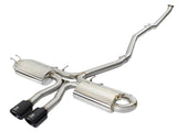 AFE aFe Takeda 3in 304 SS Cat-Back Exhaust System w/ Black Tips 2017+ Honda Civic Si (4dr) I4 1.5L (t) 49-36621-B