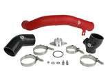 AFE aFe BladeRunner 2.5in Aluminium Hot Side Charge Pipe 15-20 Subaru WRX 2.0T - Red 46-20378-R