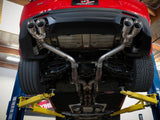 AFE aFe POWER MACH Force-Xp 3in Axle-Back Exhaust 16-20 Chevrolet Camaro SS V8 6.2L w/o Mufflers - Black 49-44119NM-B