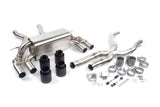 Dinan Free Flow Axle-Back Exhaust and X-Pipe (Black Tips) - BMW / F87 / M2C | D660-0082-BLK