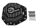 aFe Power Pro Ser Rear Diff Cover Black w/Mach Fins 2017 Ford Diesel Trucks V8-6.7L(td) Dana M275-14 | 46-70352