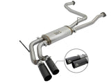 AFE aFe POWER Rebel Series 2-1/2in 409 SS Cat Back Exhaust w/ Black Tips 16-17 Nissan Titan V8 5.6L 49-46126-B