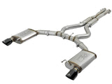 AFE aFe MACHForce XP 3in 304 SS Loud Tone Cat-Back w/ Black Tips 15-17 Ford Mustang V6-3.7L/V8-5.0L 49-33087-B