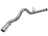 AFE aFe LARGE BORE HD 5in 409-SS DPF-Back Exhaust w/Polished Tip 2017 Ford Diesel Trucks V8 6.7L (td) 49-43090-P