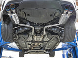 AFE aFe Takeda 16-17 Lexus RC 200T 2.0L (t) 2in. SS Axle-Back Exhaust System w/Polished Blue Tips 49-36037-L