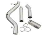 AFE aFe Atlas Exhaust 5in DPF-Back Aluminized Steel w/ Polished Tips 16-17 GM Diesel Truck V8-6.6L (td) 49-04081-P