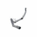 MBRP 08-10 Ford 6.4L F250/350/450 4 inch Filter Back Single Side Exit Aluminum and Down Pipe | S6282AL