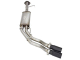 AFE aFe Rebel Series Exhaust SS Front Side Exit CB w/ Black Tips 10-14 Ford F150 Ecoboost V8 6.2L 49-43071-B