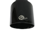 AFE aFe Takeda 409 SS Clamp-On Exhaust Tip 2.5in. Inlet / 4.5in. Outlet / 7in. L - Black 49T25454-B071