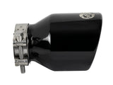 AFE aFe MACH Force-Xp 409 SS Clamp-On Exhaust Tip 2.5in. Inlet / 4in. Outlet / 6in. L - Black 49T25404-B06