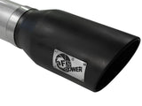 AFE aFe Atlas Exhausts 5in DPF-Back Aluminized Steel Exhaust Sys 2015 Ford Diesel V8 6.7L (td) Black Tip 49-03064-B