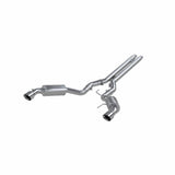 MBRP 15 Ford Mustang GT 5.0 3in Cat Back Dual Split Rear Street Version 4.5in Tips - T409 | S7277409