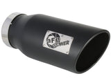 AFE aFe ATLAS 5in DPF-Back Alum Steel Exhaust System w/ Black Tip 19-20 Ram Diesel Trucks L6-6.7L (td) 49-02078-B