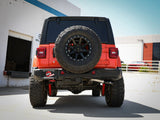 AFE aFe 20-21 Jeep Wrangler Large Bore-HD 3in 304 Stainless Steel DPF-Back Exhaust System - Black Tip 49-38092-B
