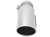 AFE aFe MACHForce-XP 304 Stainless Steel Polished Exhaust Tip 3.5in x 4.5in Out x 12in L Clamp-On 49T35456-P12